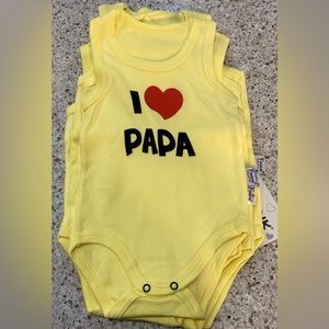 Baby body suit. Brand New. Sizes 3M, 6M,9M,12M,18M. Made in Turkey. 100%Cotton